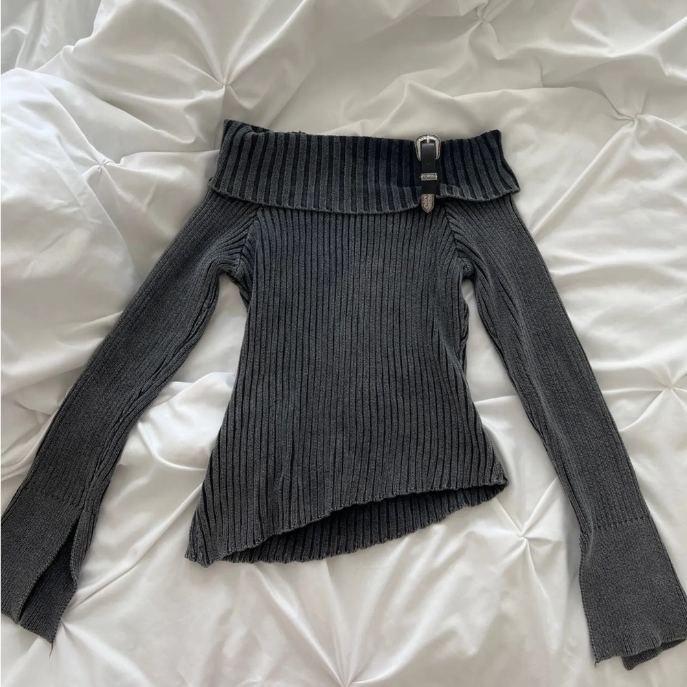 Asymmetrical Office Siren over the shoulder top